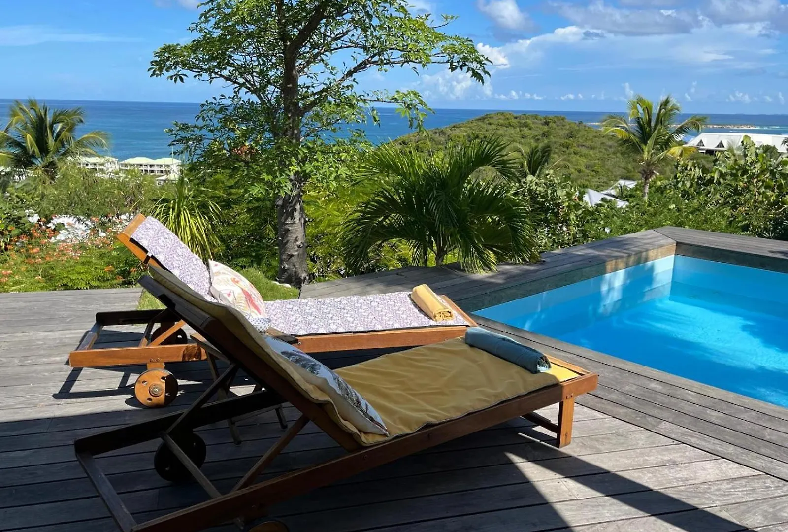 Calme Avec Vue Formidable Sur L'Ocean Villa Cul de Sac Sint Maarten/Saint Martin